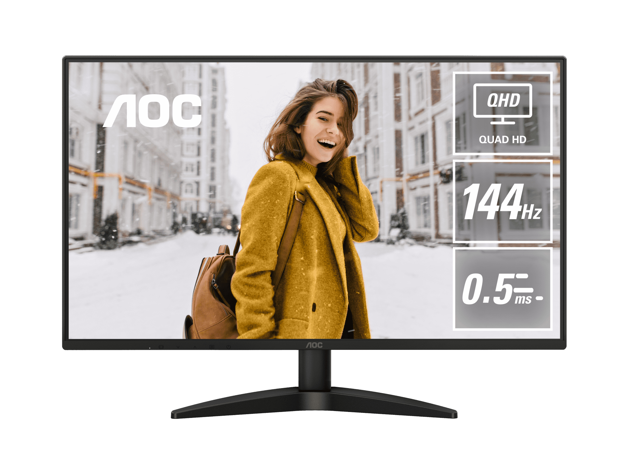 AOC B3 Q27B36X écran plat de PC 68,6 cm (27") 2560 x 1440 pixels Quad HD LED Noir
