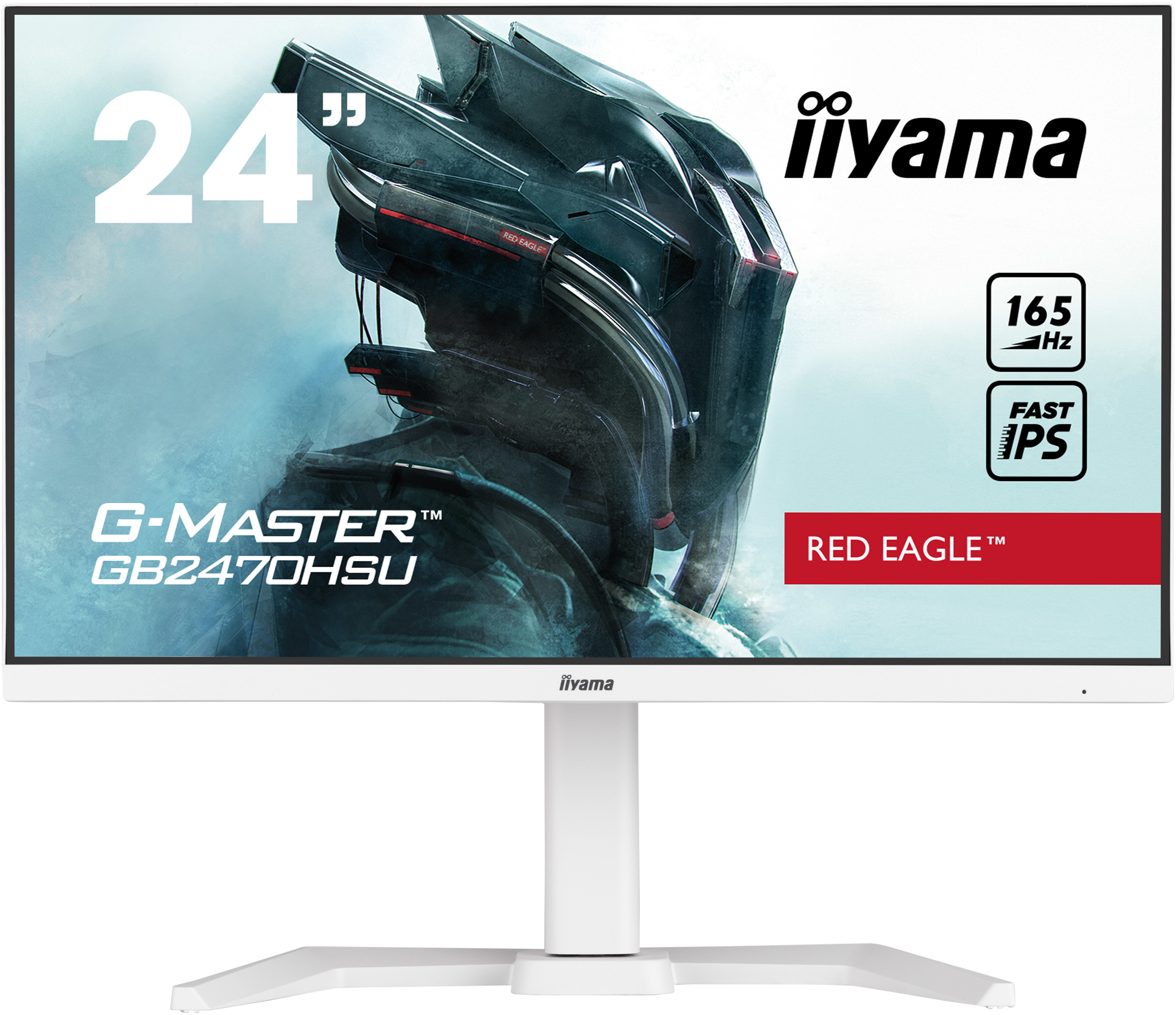 iiyama GB2470HSU-W5 écran plat de PC 58,4 cm (23") 1920 x 1080 pixels Full HD LED Blanc iiyama GB2470HSU-W5 écran plat de PC 58,4 cm (23") 1920 x 1080 pixels Full HD LED Blanc