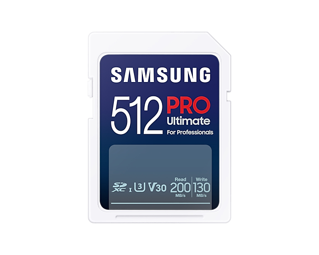 Samsung MB-SY512SB/WW mémoire flash 512 Go SDXC UHS-I Samsung MB-SY512SB/WW mémoire flash 512 Go SDXC UHS-I