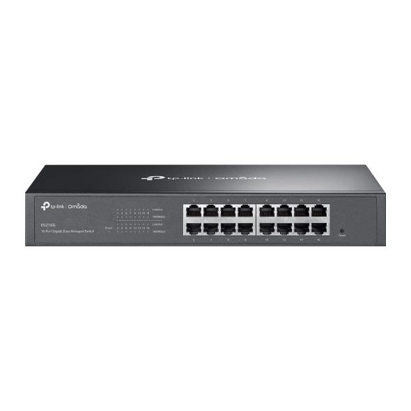 TP-Link ES216G commutateur réseau Géré Gigabit Ethernet (10/100/1000) Noir TP-Link ES216G commutateur réseau Géré Gigabit Ethernet (10/100/1000) Noir
