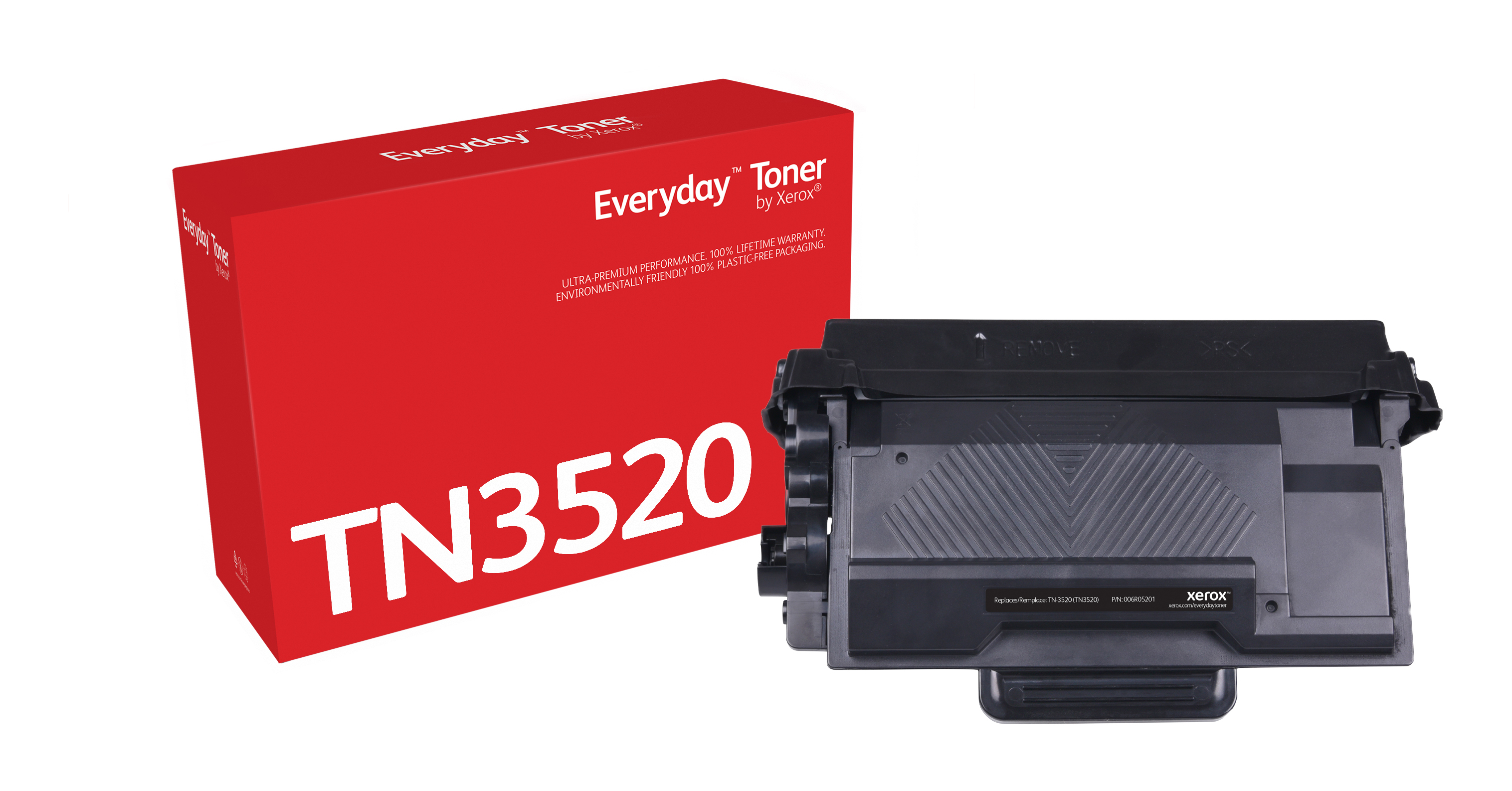 Toner Noir Everyday™ de Xerox compatible avec Brother TN3520, Ultra grande capacité