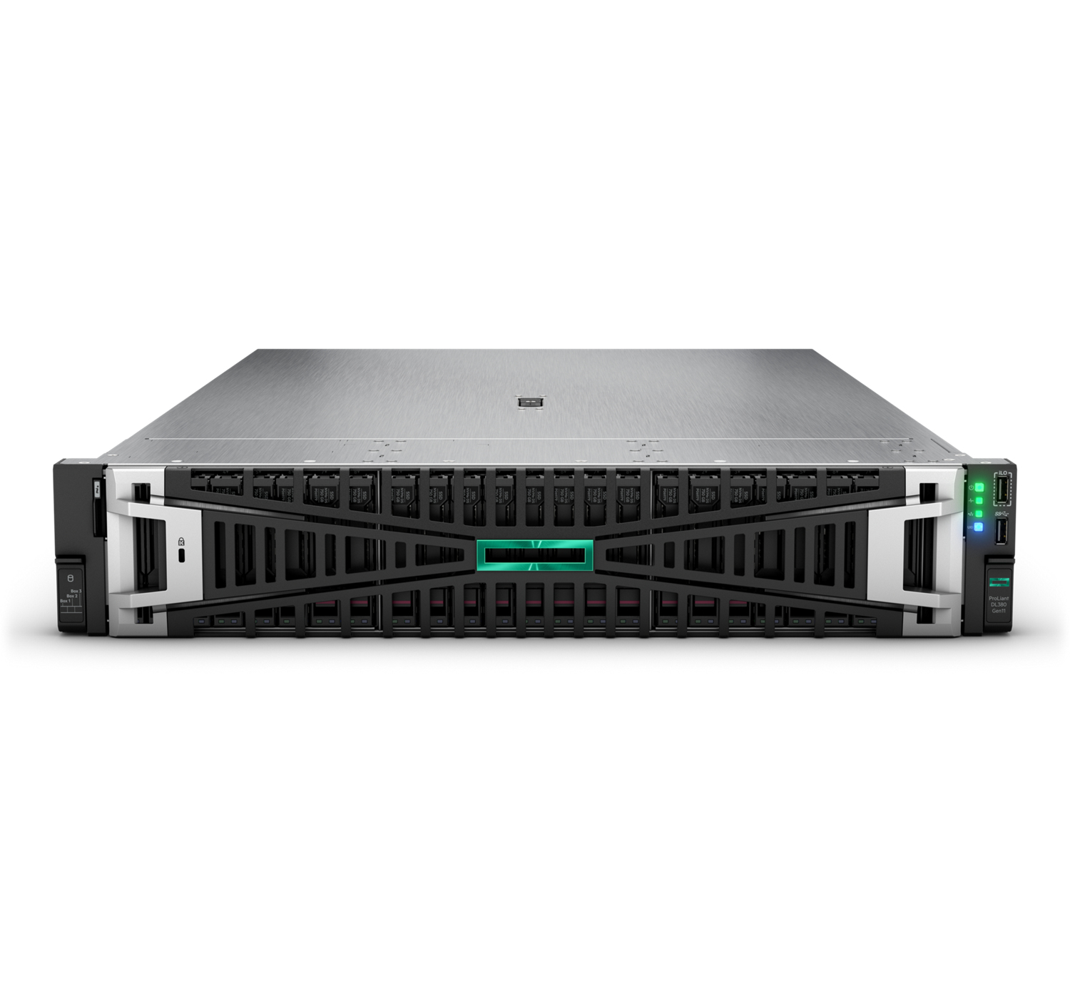 HPE ProLiant DL380 Gen11 serveur Rack (2 U) Intel® Xeon® Gold 6430 2,1 GHz 64 Go DDR5-SDRAM 1000 W HPE ProLiant DL380 Gen11 serveur Rack (2 U) Intel® Xeon® Gold 6430 2,1 GHz 64 Go DDR5-SDRAM 1000 W