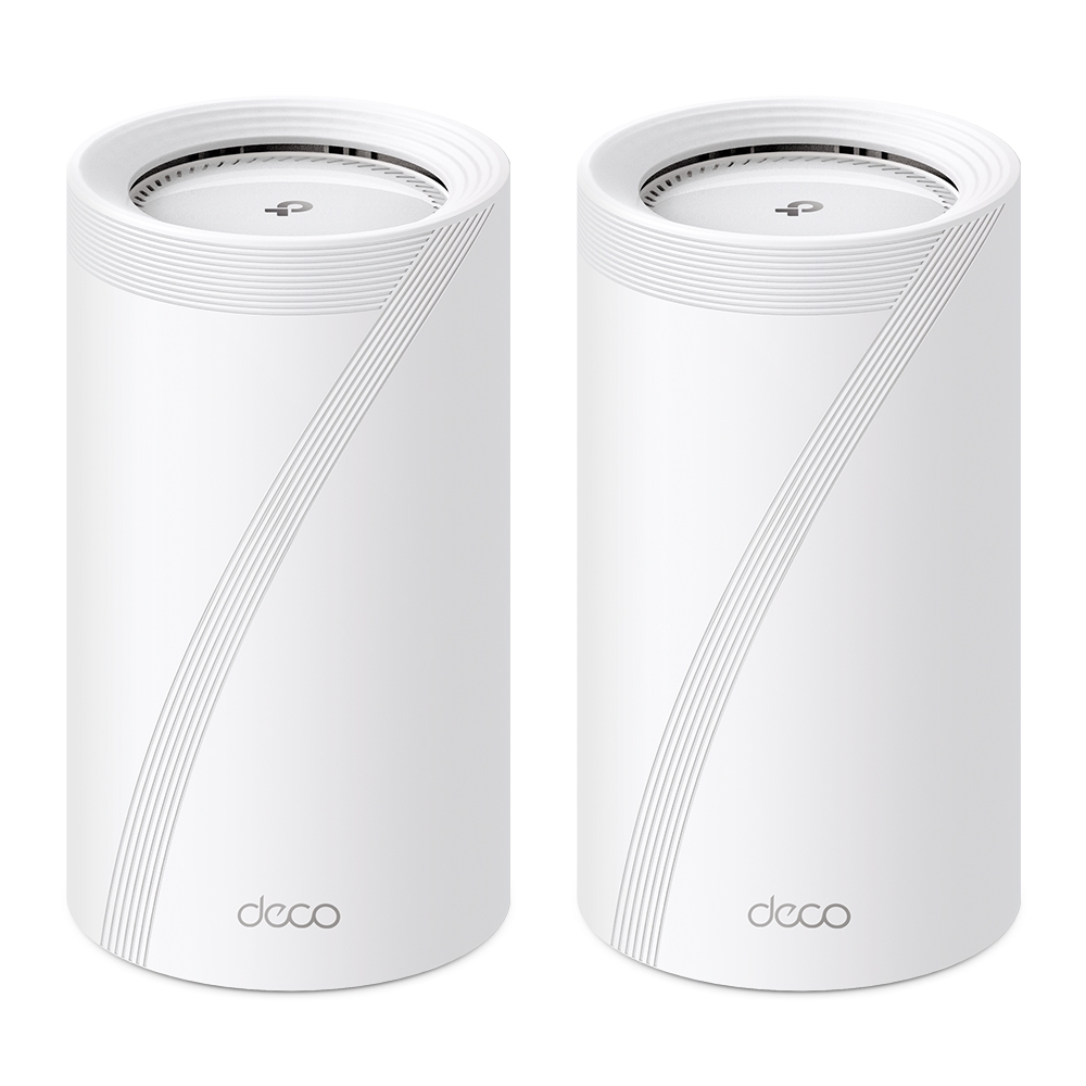 TP-Link Deco BE85 (2-Pack) Tri-bande (2,4 GHz / 5 GHz / 6 GHz) Blanc 4 Interne TP-Link Deco BE85 (2-Pack) Tri-bande (2,4 GHz / 5 GHz / 6 GHz) Blanc 4 Interne