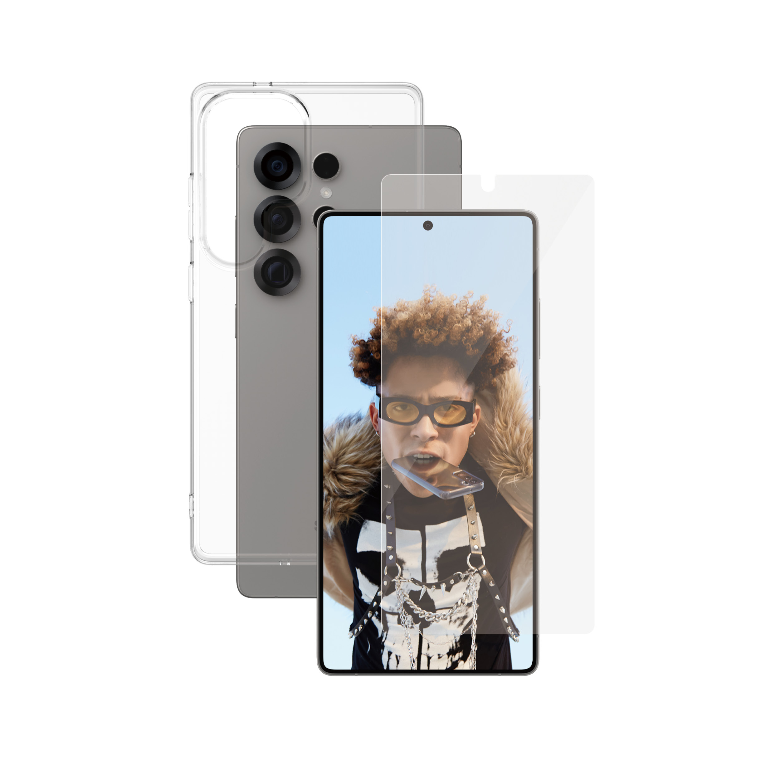 PanzerGlass CARE by ® Fashion 2-in-1 Bundle Samsung Galaxy S25 Ultra Protection d'écran transparent 1 pièce(s)