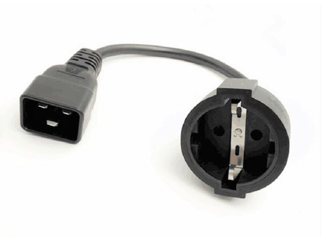 EPDU POWER CORD SCHUKO TO C20 0 Noir 0,5 m EPDU POWER CORD SCHUKO TO C20 0 Noir 0,5 m