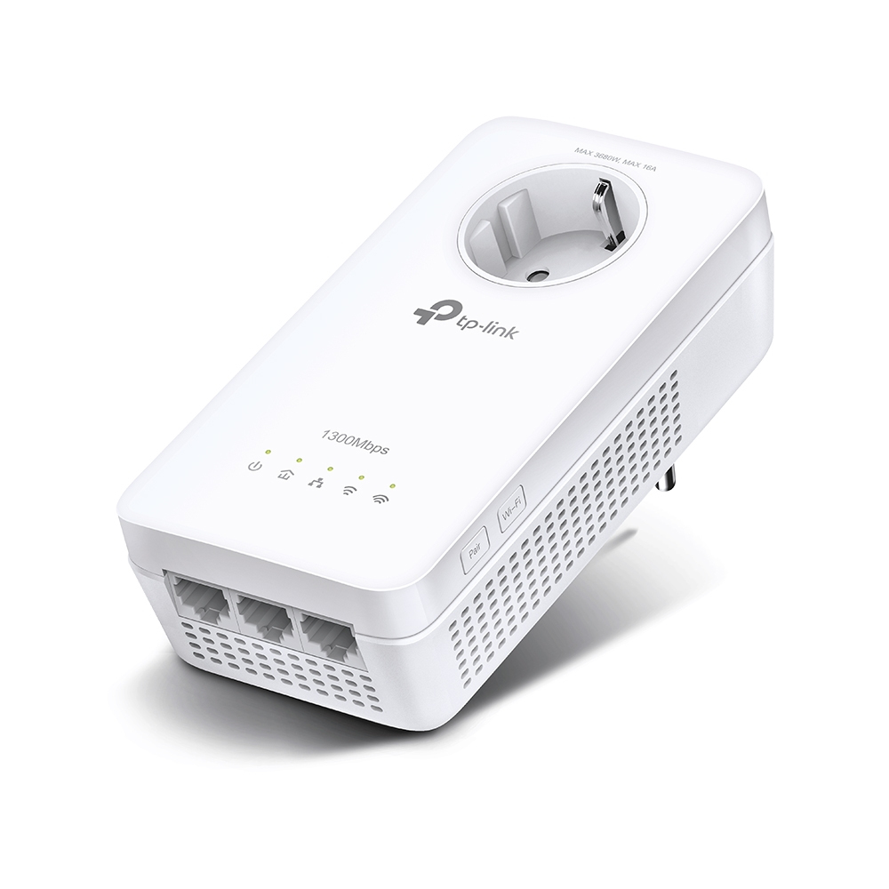 TP-Link TL-WPA8631P AV1300 Gigabit Passthrough Powerline TP-Link TL-WPA8631P AV1300 Gigabit Passthrough Powerline