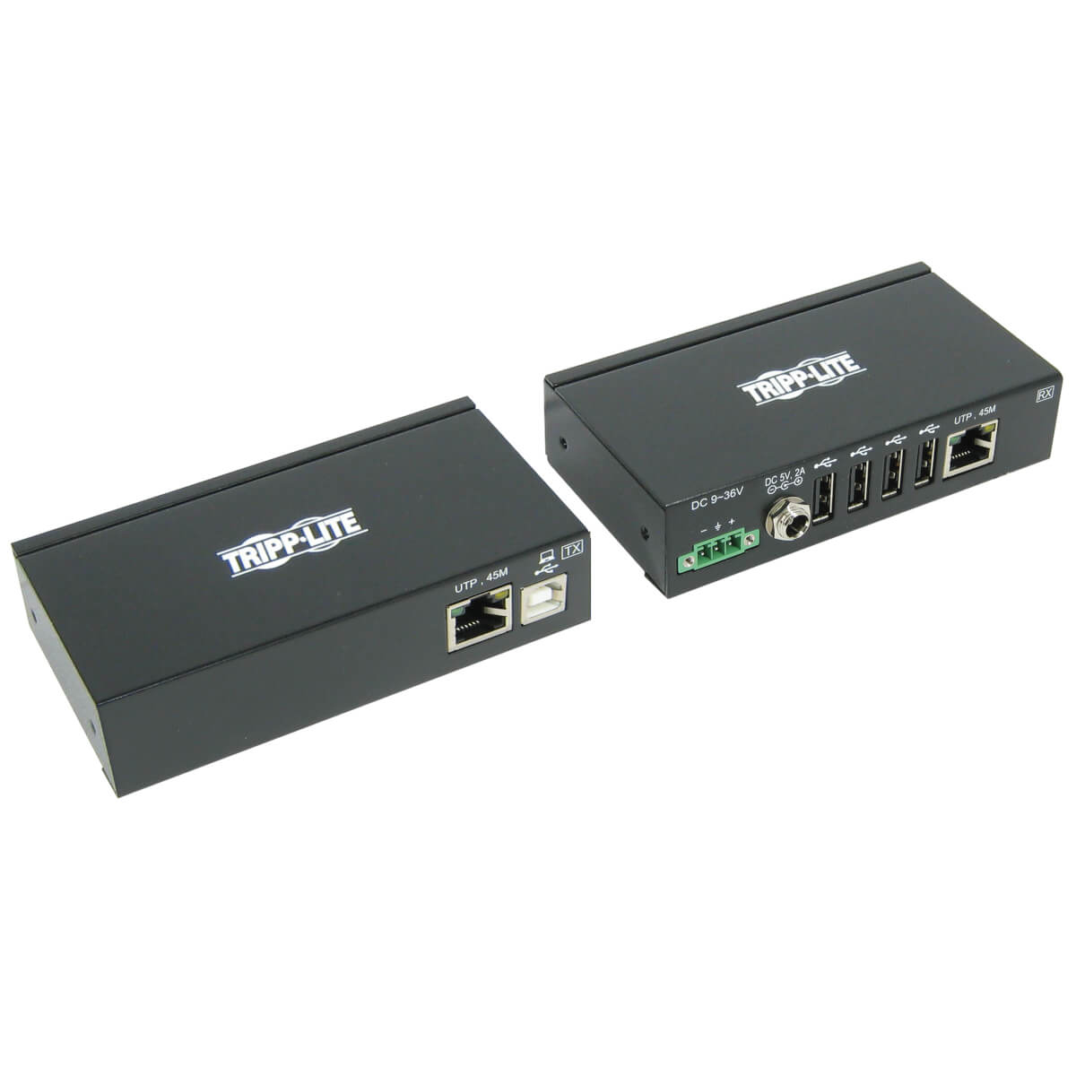 Tripp Lite B203-104-IND prolongateur réseau Émetteur et récepteur réseau Noir, Blanc 10, 100, 1000 Mbit/s Tripp Lite B203-104-IND prolongateur réseau Émetteur et récepteur réseau Noir, Blanc 10, 100, 1000 Mbit/s