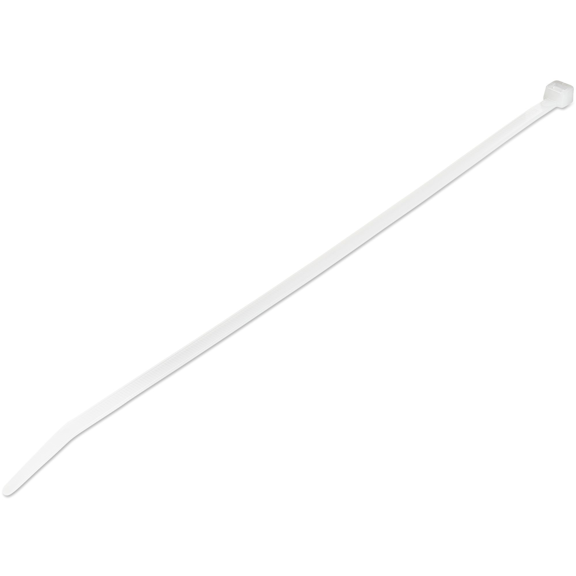 Colliers de Serrage 25 cm Blancs - Largeur 4 mm - Diam. faisceau 68 mm - Résistance traction 22 kg - Fermeture glissière autobloquante nylon avec pointe incurvée - 94V-2/UL -1000 pcs Colliers de Serrage 25 cm Blancs - Largeur 4 mm - Diam. faisceau 68 mm - Résistance traction 22 kg - Fermeture glissière autobloquante nylon avec pointe incurvée - 94V-2/UL -1000 pcs