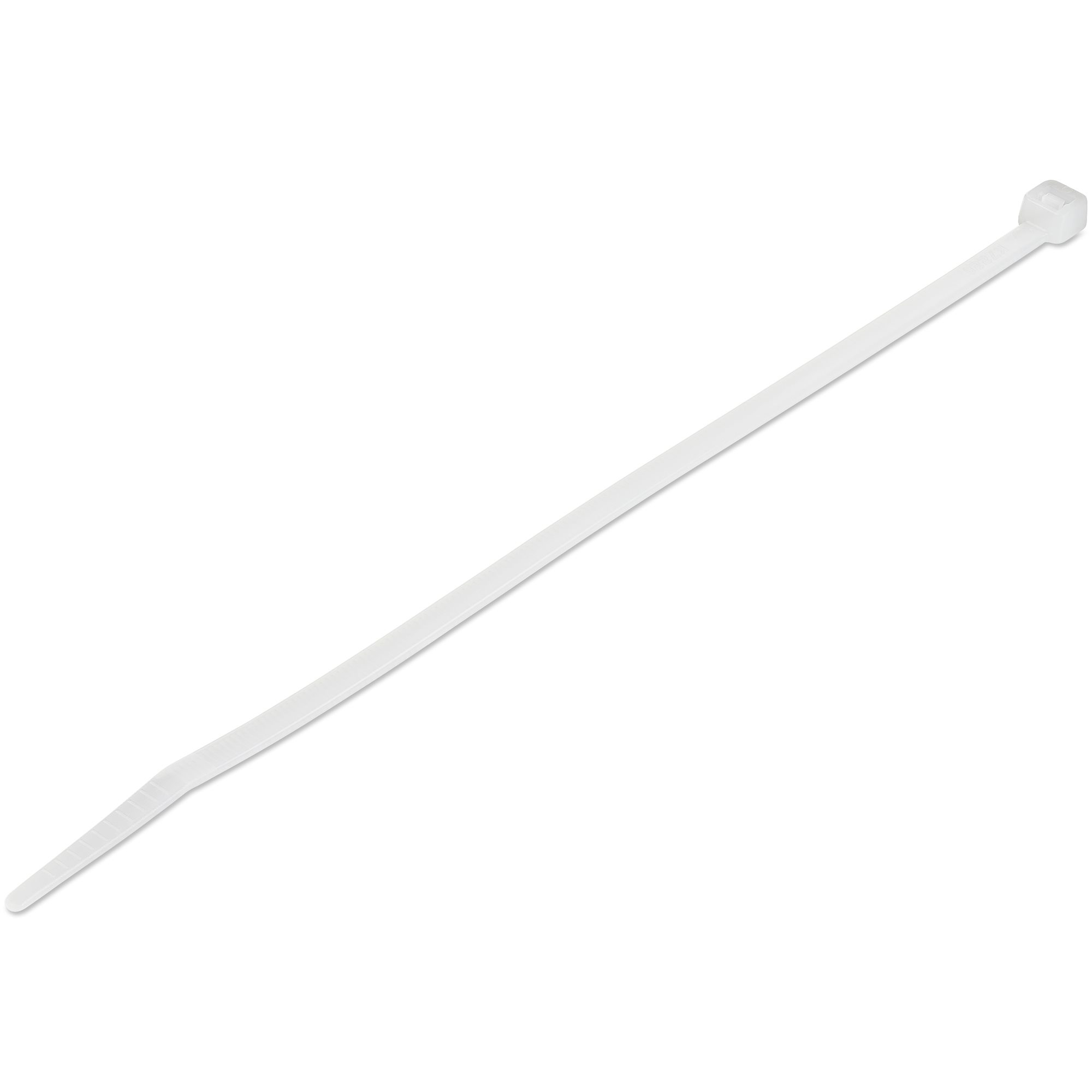 Colliers de Serrage 20 cm Blancs - Largeur 4 mm - Diam. faisceau 55 mm - Résistance traction 22 kg - Fermeture glissière autobloquante nylon avec pointe incurvée - 94V-2/UL -100 pcs Colliers de Serrage 20 cm Blancs - Largeur 4 mm - Diam. faisceau 55 mm - Résistance traction 22 kg - Fermeture glissière autobloquante nylon avec pointe incurvée - 94V-2/UL -100 pcs