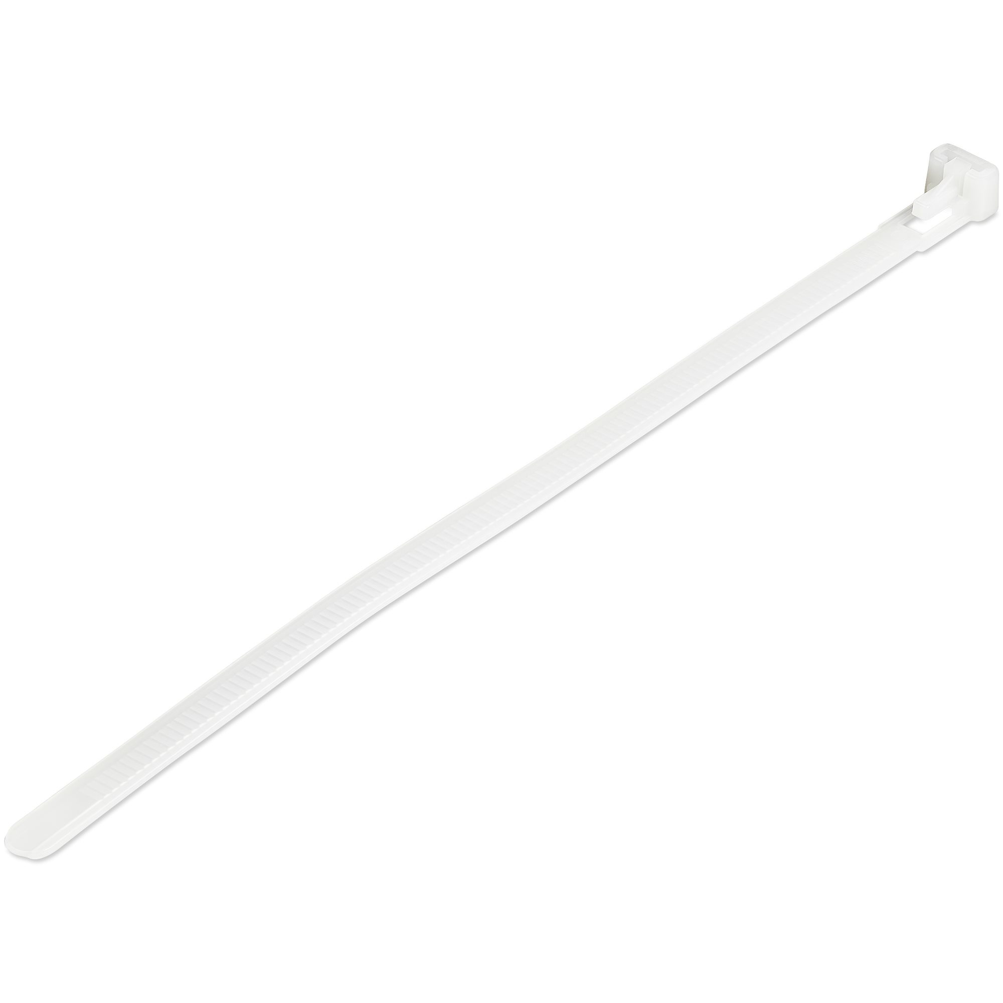 Colliers de Serrage Réutilisables 20 cm Blancs - Largeur 7 mm - Diam. faisceau 50 mm - Résistance traction 22 kg - Colson nylon détachable - Intérieur/extérieur - Homologués 94V-2/UL - 100 pcs Colliers de Serrage Réutilisables 20 cm Blancs - Largeur 7 mm - Diam. faisceau 50 mm - Résistance traction 22 kg - Colson nylon détachable - Intérieur/extérieur - Homologués 94V-2/UL - 100 pcs