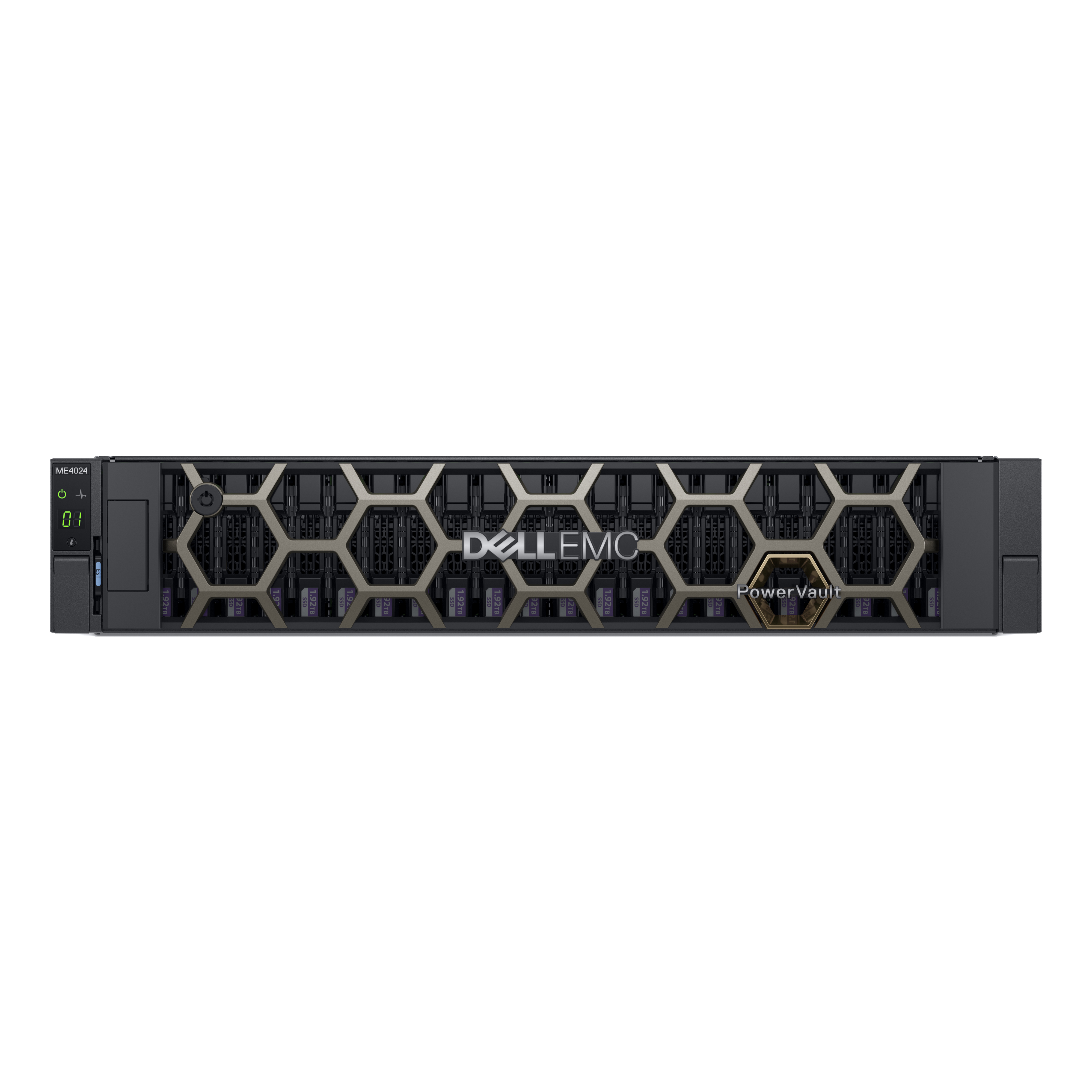 PowerVault ME4024 boîtier de disques 11,52 To Rack (2 U) Noir PowerVault ME4024 boîtier de disques 11,52 To Rack (2 U) Noir