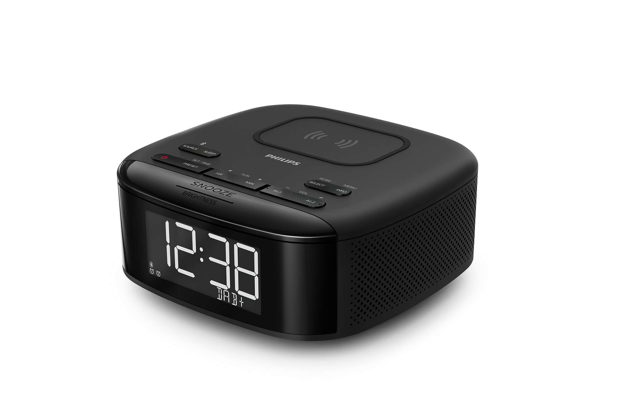 Philips TAR7705/10 Radio portable Horloge Analogique et numérique Noir Philips TAR7705/10 Radio portable Horloge Analogique et numérique Noir