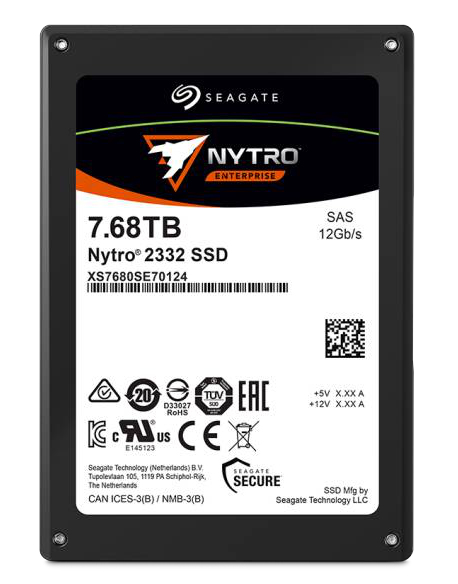Nytro 2332 2.5" 7680 Go SAS 3D eTLC Nytro 2332 2.5" 7680 Go SAS 3D eTLC
