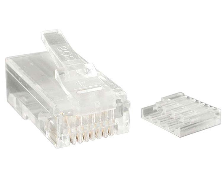 StarTech.com Cat 6 RJ45 Stranded Modular Plug Connector StarTech.com Cat 6 RJ45 Stranded Modular Plug Connector