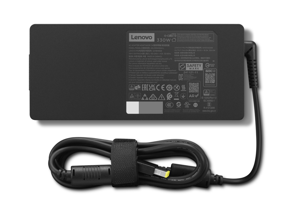 Lenovo 4X21U34353 adaptateur de puissance & onduleur Intérieure 330 W Noir