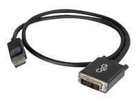 C2G 2m DisplayPort to Single Link DVI-D Adapter Cable M/M