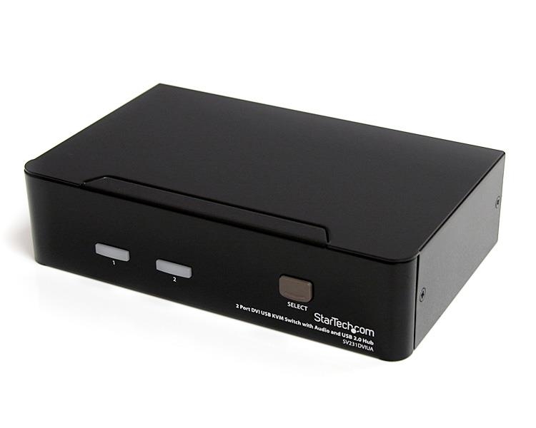 StarTech.com Switch KVM USB DVI à 2 ports StarTech.com Switch KVM USB DVI à 2 ports