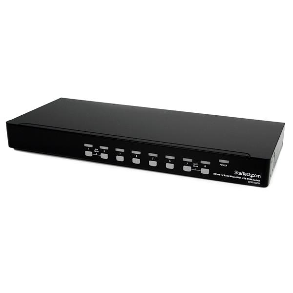 StarTech.com Commutateur écran clavier souris USB montable en rack StarTech.com Commutateur écran clavier souris USB montable en rack