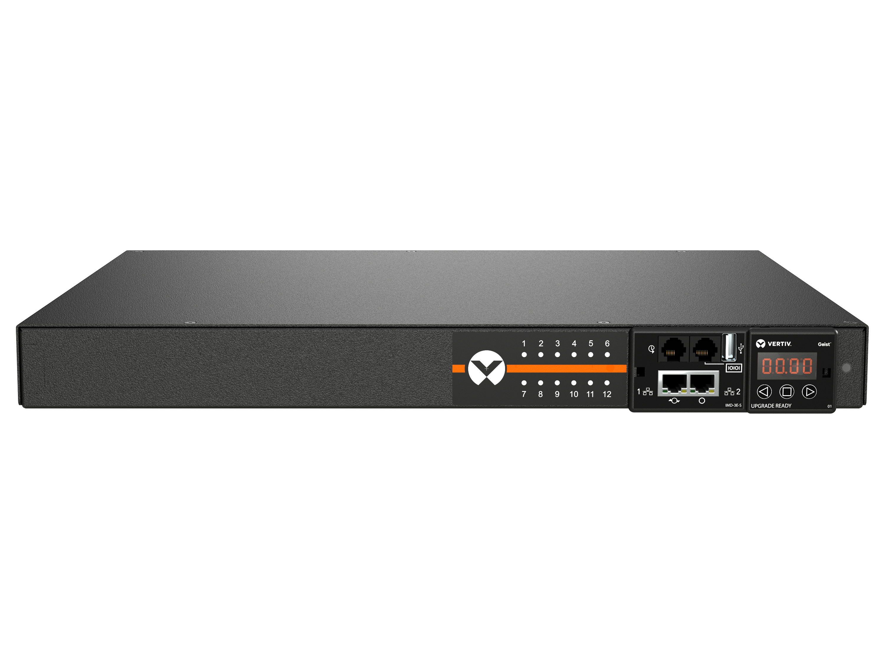Vertiv Geist RPDU, SWITCHED UNIT LEVEL MONITORING EC unité de distribution d'énergie 12 sortie(s) CA 1U Noir Vertiv Geist RPDU, SWITCHED UNIT LEVEL MONITORING EC unité de distribution d'énergie 12 sortie(s) CA 1U Noir