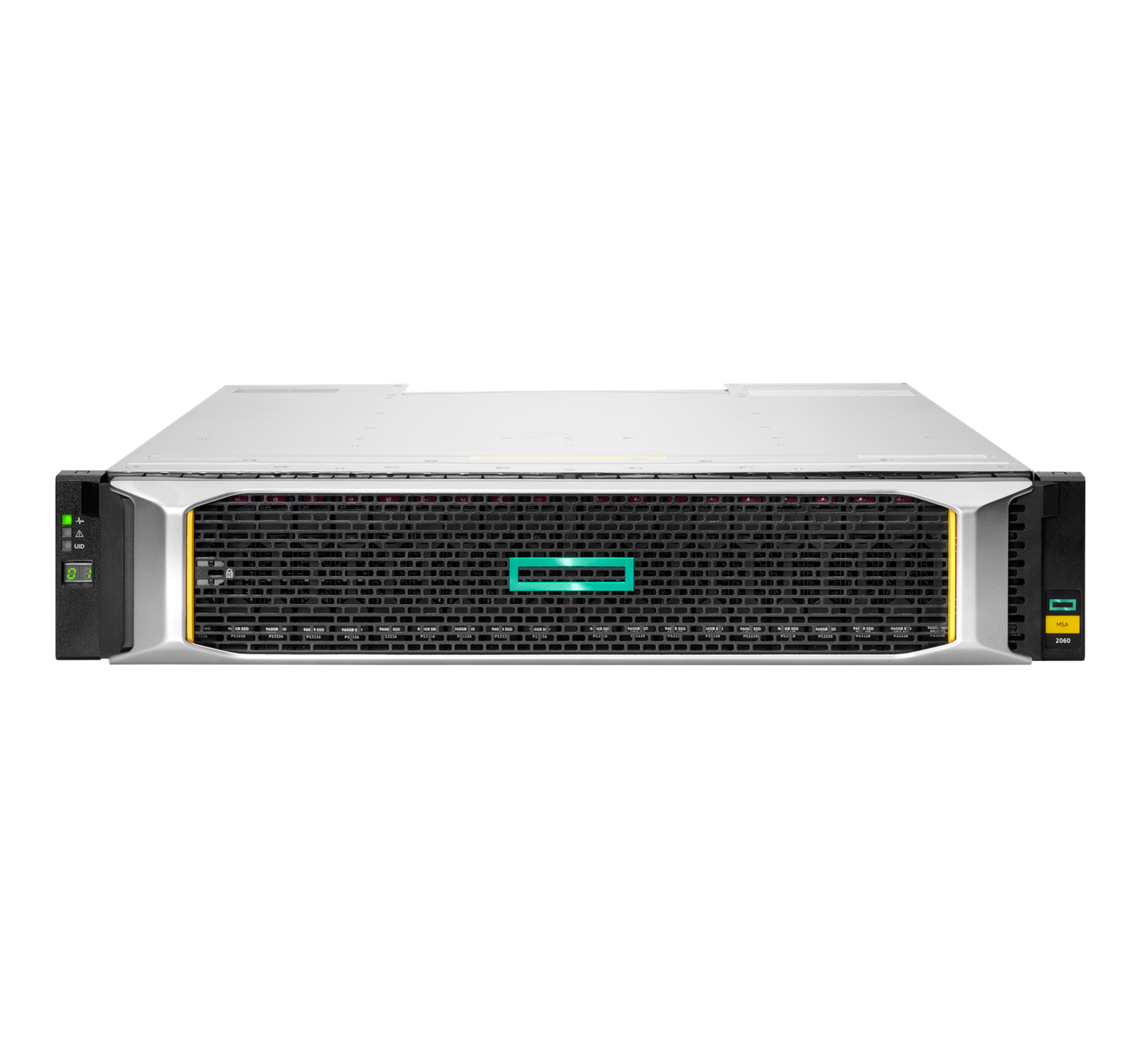 HPE MSA 2062 boîtier de disques 1,92 To Rack (2 U) Noir, Argent HPE MSA 2062 boîtier de disques 1,92 To Rack (2 U) Noir, Argent