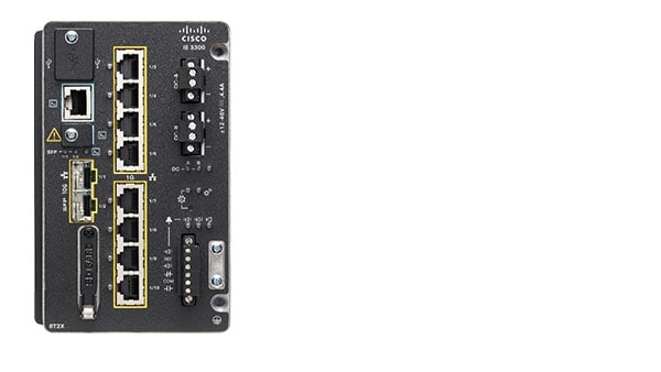 Cisco Catalyst IE-3300-8T2X-E commutateur réseau Géré L3 Noir Cisco Catalyst IE-3300-8T2X-E commutateur réseau Géré L3 Noir