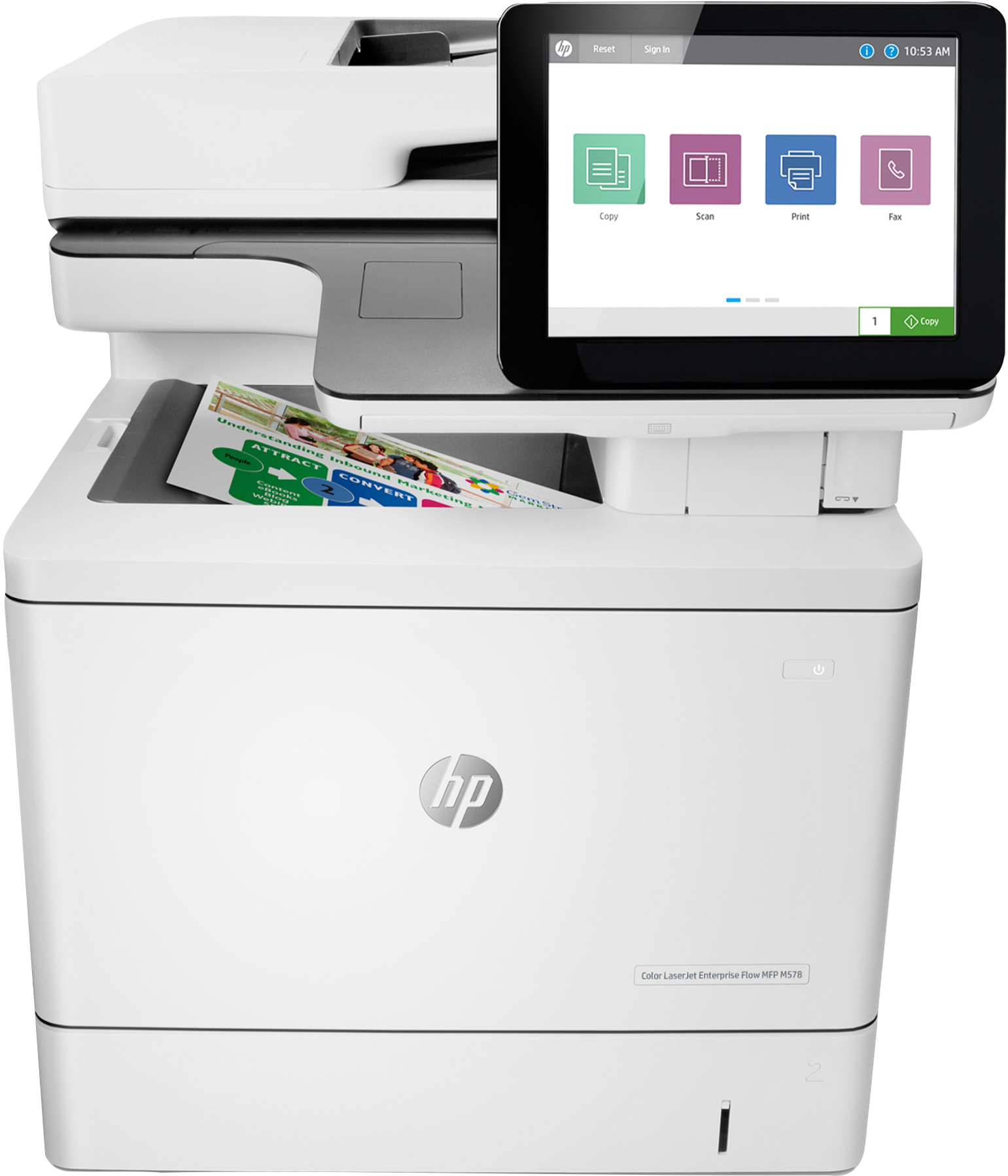 HP LaserJet Enterprise Flow MFP M578c HP LaserJet Enterprise Flow MFP M578c