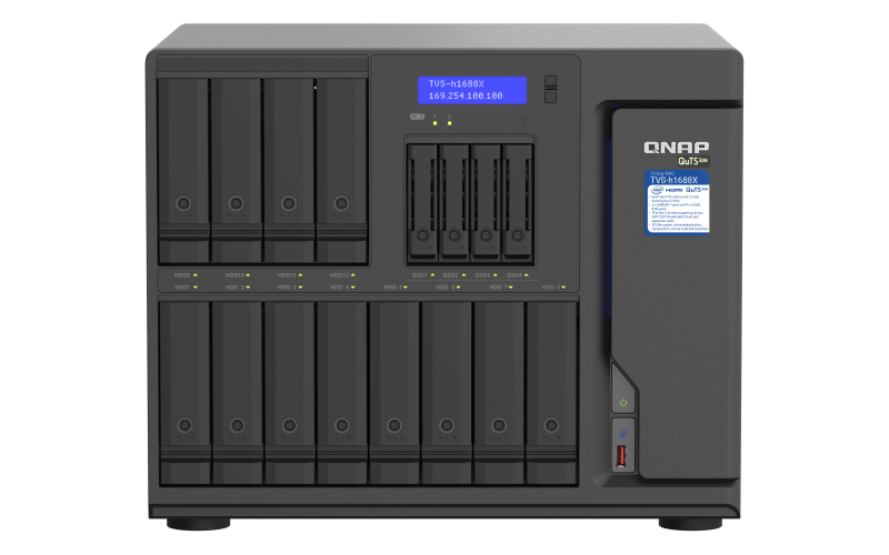 TVS-h1688X NAS Tower Ethernet/LAN Noir TVS-h1688X NAS Tower Ethernet/LAN Noir