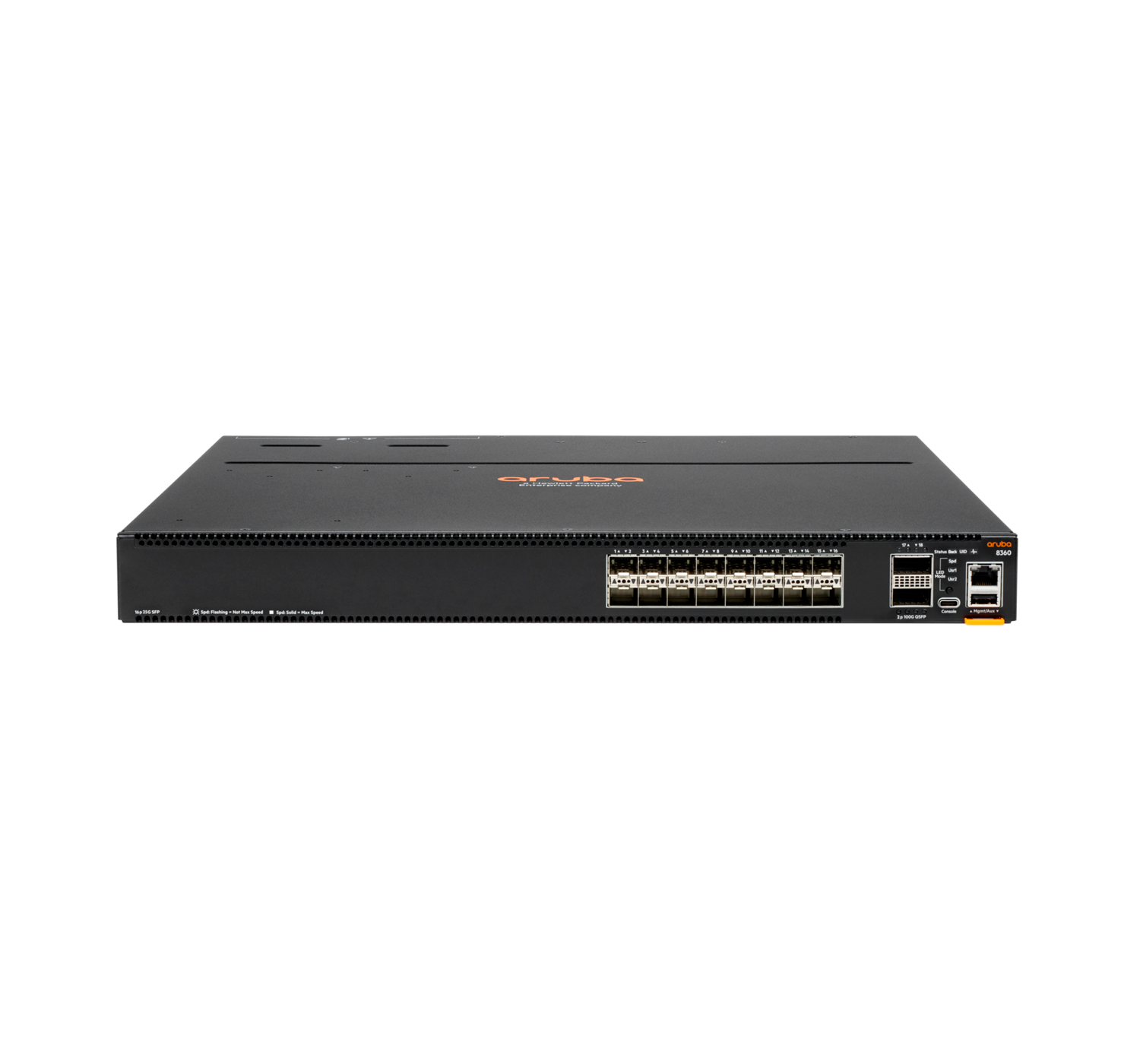 Aruba 8360-16Y2C Géré L3 1U Noir Aruba 8360-16Y2C Géré L3 1U Noir