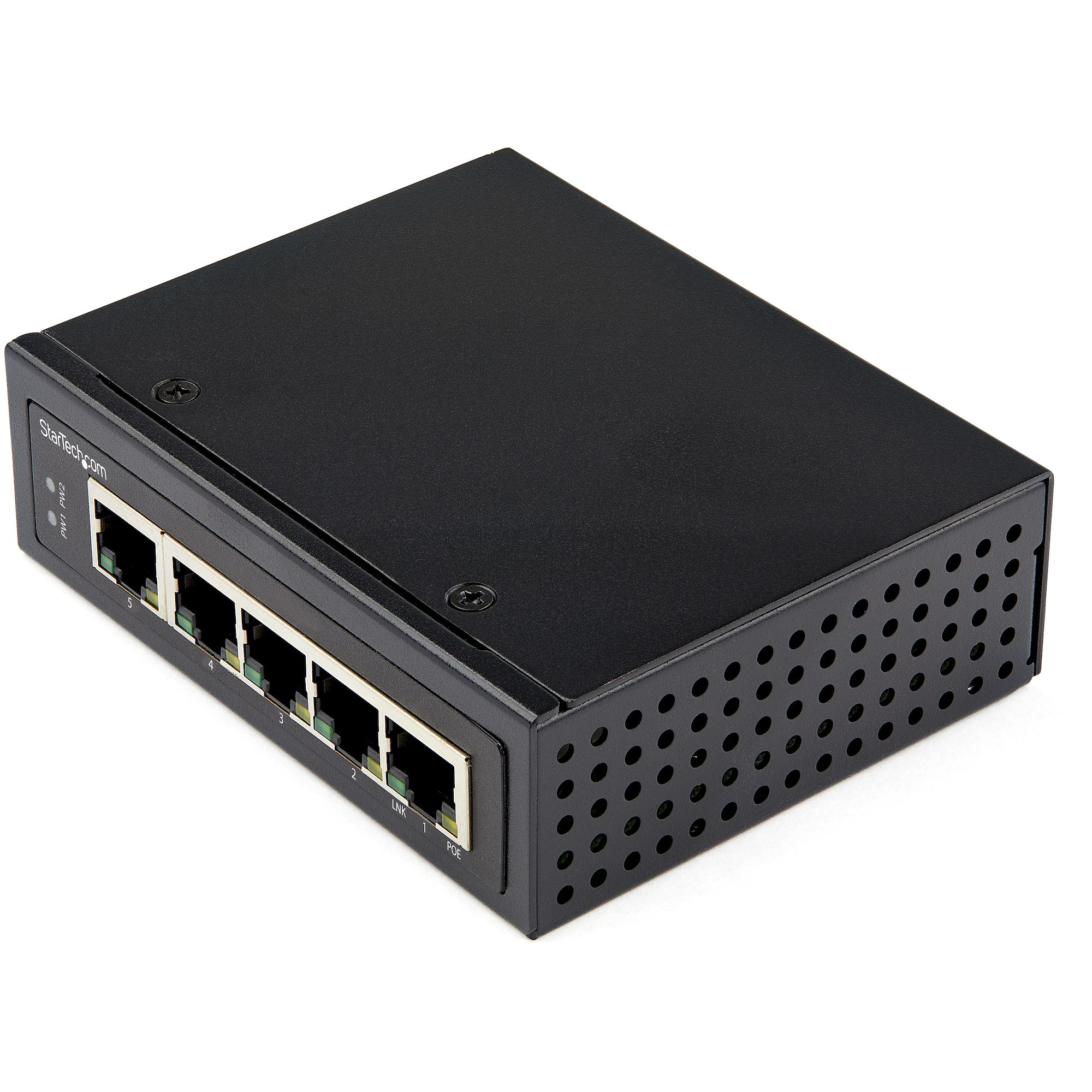 StarTech.com Industrial 5 Port Gigabit PoE Switch StarTech.com Industrial 5 Port Gigabit PoE Switch