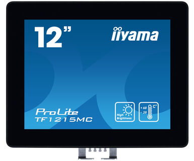 iiyama ProLite TF1215MC-B1 moniteur à écran tactile 30,7 cm (12.1") 1024 x 768 pixels Plusieurs pressions Noir