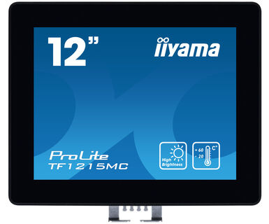iiyama ProLite TF1215MC-B1 moniteur à écran tactile 30,7 cm (12.1") 1024 x 768 pixels Plusieurs pressions Noir iiyama ProLite TF1215MC-B1 moniteur à écran tactile 30,7 cm (12.1") 1024 x 768 pixels Plusieurs pressions Noir