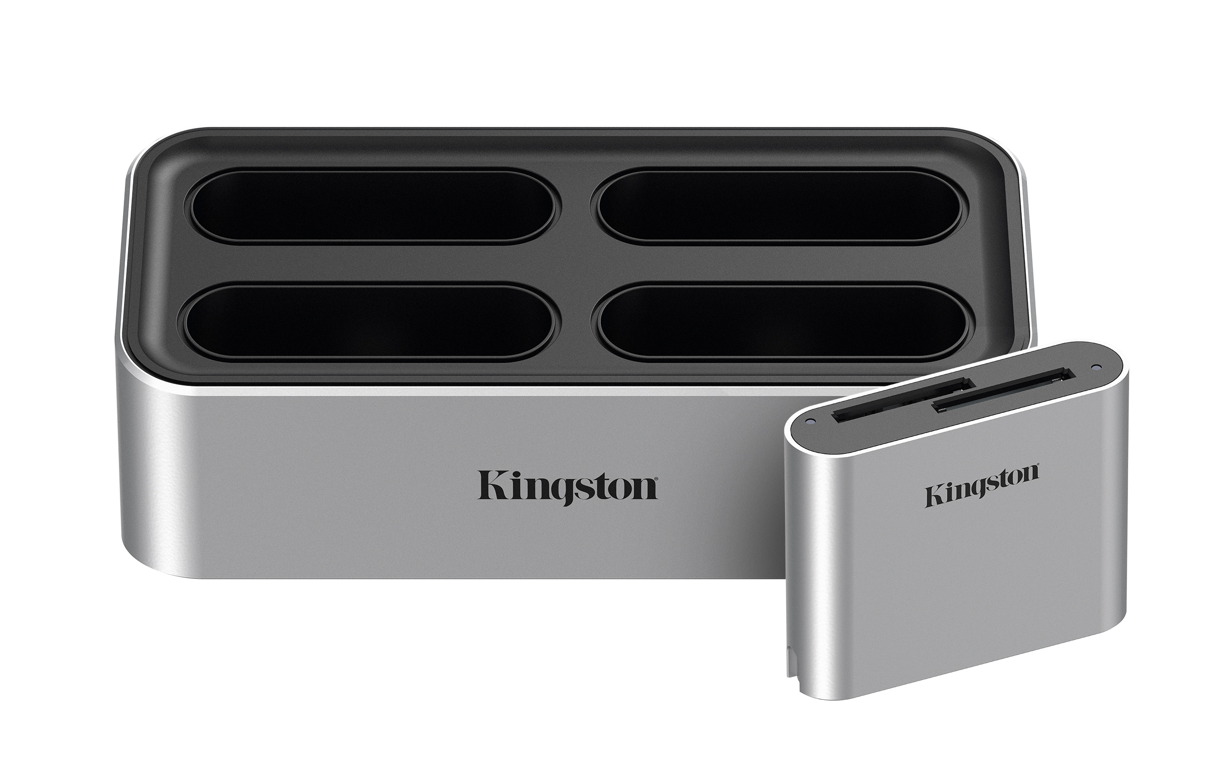Kingston Technology Workflow Station Dock USB-C 3.2 Gen2 avec lecteur de carte SD UHS-II à double emplacement Kingston Technology Workflow Station Dock USB-C 3.2 Gen2 avec lecteur de carte SD UHS-II à double emplacement