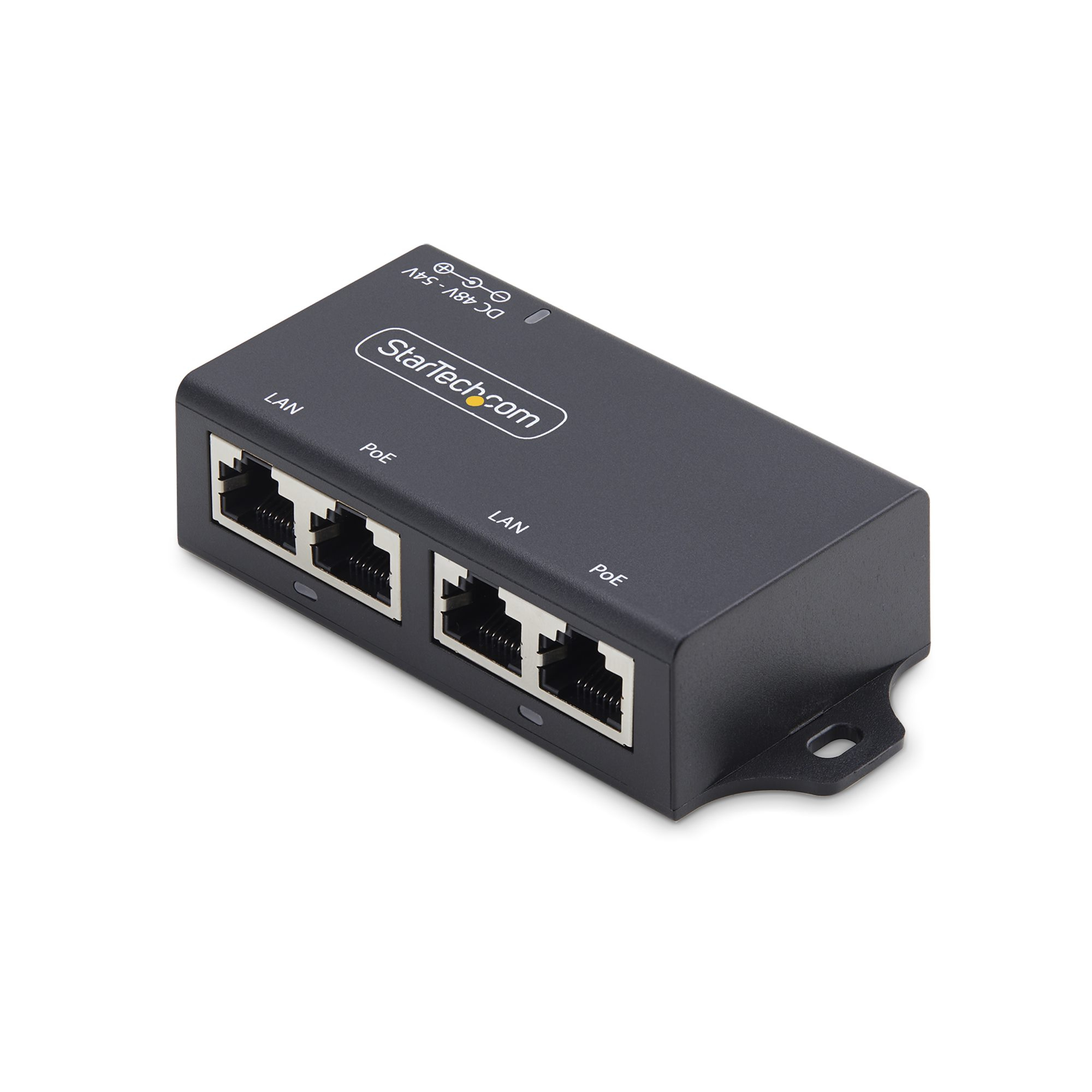 StarTech.com Injecteur PoE+ 2 Ports Gigabit Midspan, 10/100/1000Mbps, PoE+ (802.3af/802.3at), 30W, Ethernet 1Gbps, Montage Mural, Alimentation par Ethernet en Ligne Non Gérée StarTech.com Injecteur PoE+ 2 Ports Gigabit Midspan, 10/100/1000Mbps, PoE+ (802.3af/802.3at), 30W, Ethernet 1Gbps, Montage Mural, Alimentation par Ethernet en Ligne Non Gérée