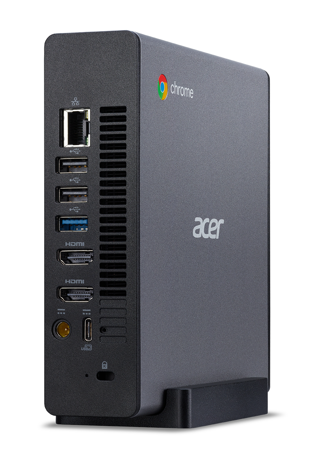 Chromebox CXi4 i1404 5205U mini PC Intel® Celeron® 4 Go DDR4-SDRAM 32 Go eMMC Système d'exploitation Chrome Gris Chromebox CXi4 i1404 5205U mini PC Intel® Celeron® 4 Go DDR4-SDRAM 32 Go eMMC Système d'exploitation Chrome Gris