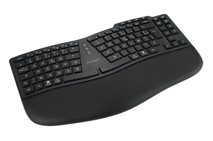 Kensington Pro Fit Ergo KB675 EQ TKL clavier maison/bureau USB + RF Wireless + Bluetooth AZERTY Français Noir Kensington Pro Fit Ergo KB675 EQ TKL clavier maison/bureau USB + RF Wireless + Bluetooth AZERTY Français Noir