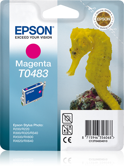INK CARTRIDGE T0483 MAGENTA 13ML BLISTER INK CARTRIDGE T0483 MAGENTA 13ML BLISTER