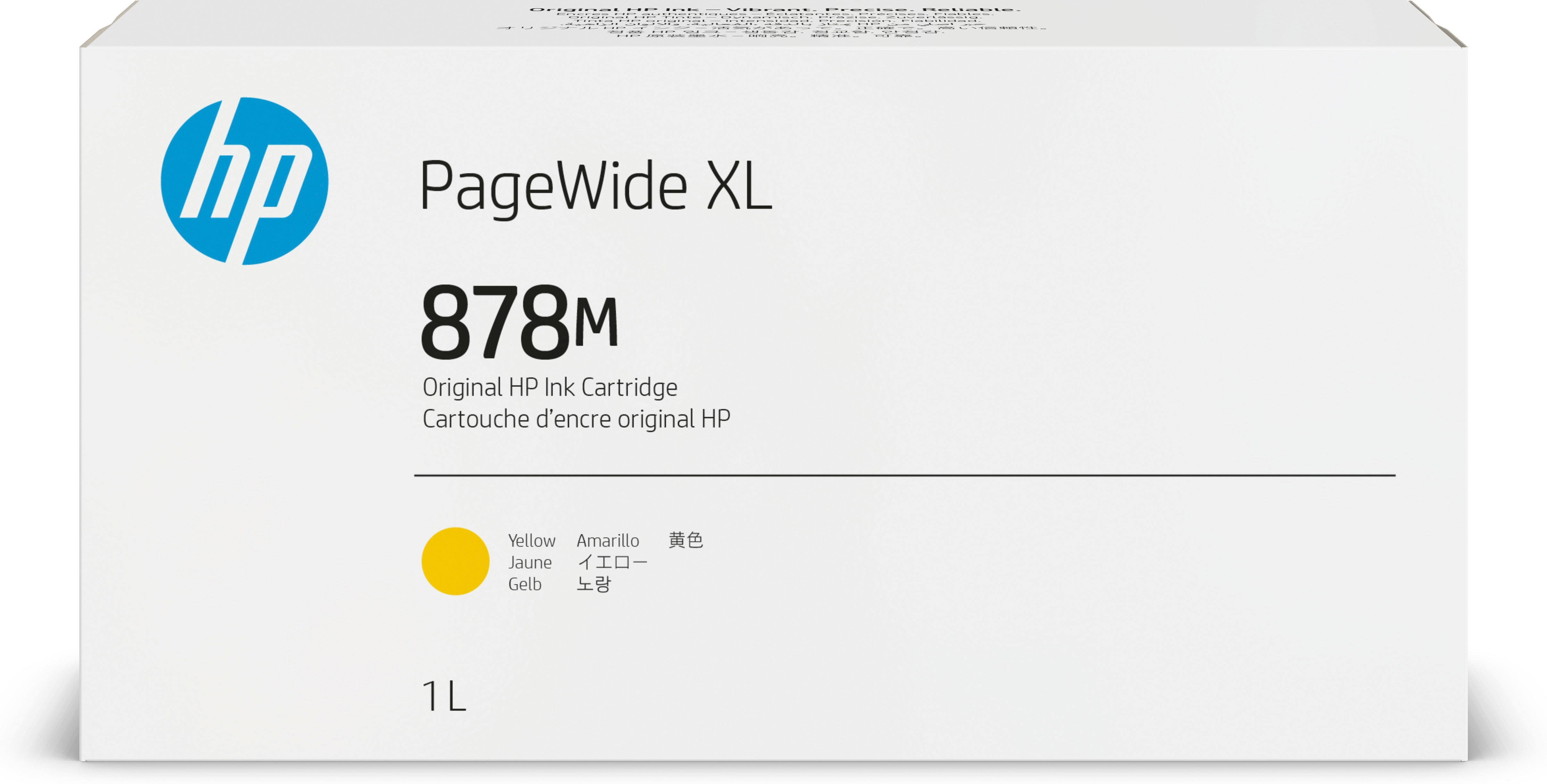 878M 1-liter Yellow PageWide XL Ink Cartridge cartouche d'encre