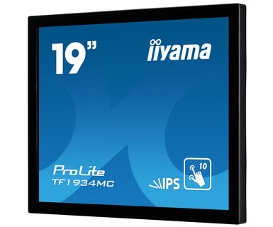 iiyama ProLite TF1934MC-B7X moniteur à écran tactile 48,3 cm (19") 1280 x 1024 pixels Plusieurs pressions Noir iiyama ProLite TF1934MC-B7X moniteur à écran tactile 48,3 cm (19") 1280 x 1024 pixels Plusieurs pressions Noir