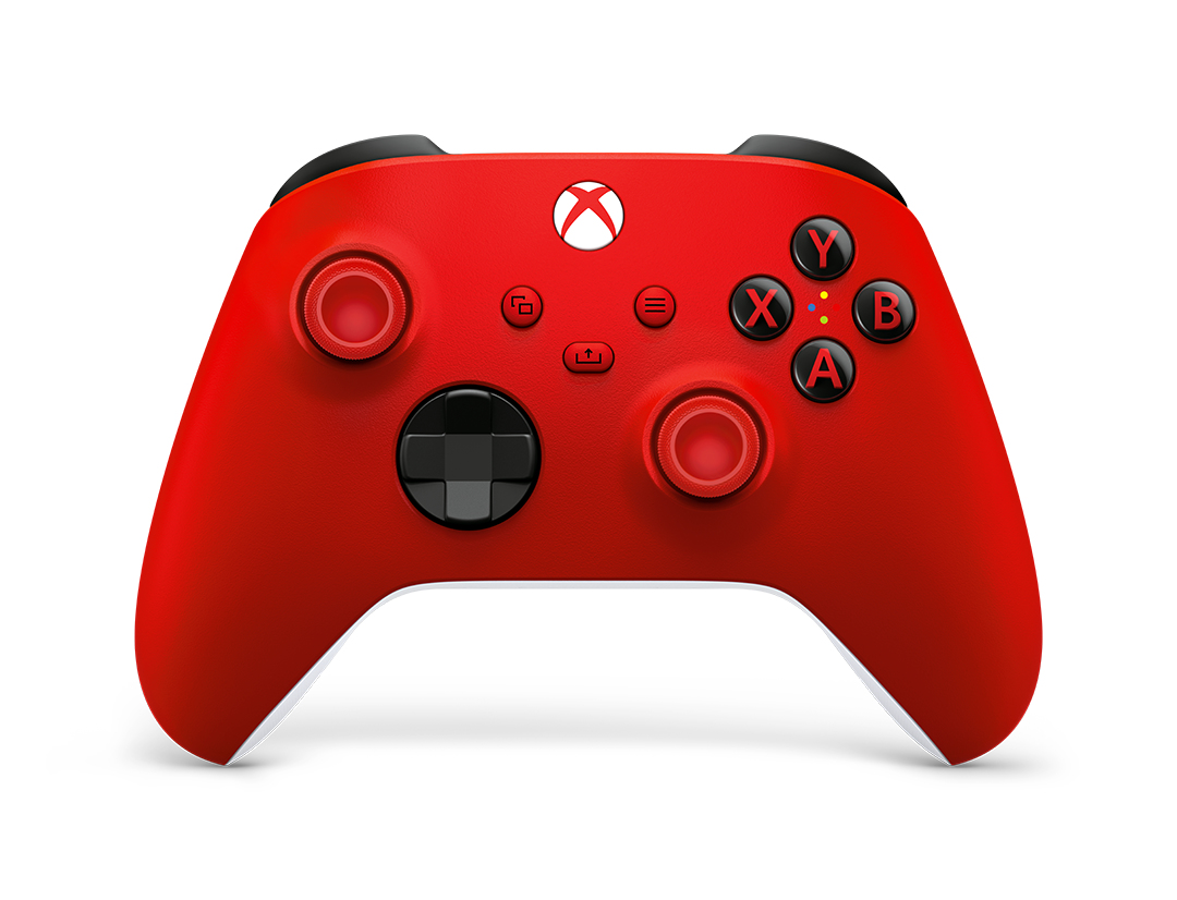 Pulse Red Rouge Bluetooth/USB Manette de jeu Analogique/Numérique Xbox, Xbox One, Xbox Series S, Xbox Series X