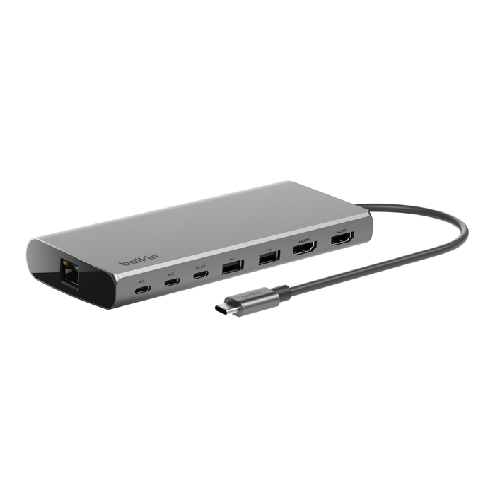 Belkin INC015BTSGY-CZ station d'accueil Avec fil USB 3.2 Gen 1 (3.1 Gen 1) Type-C Aluminium Belkin INC015BTSGY-CZ station d'accueil Avec fil USB 3.2 Gen 1 (3.1 Gen 1) Type-C Aluminium