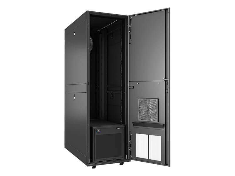 équipement de refroidissement en rack Noir Écran integré équipement de refroidissement en rack Noir Écran integré