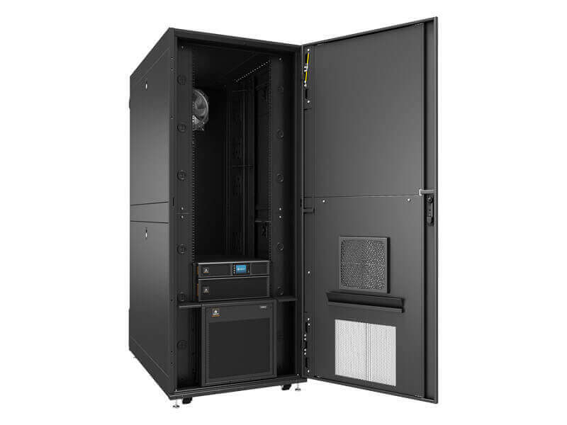 équipement de refroidissement en rack Noir Écran integré équipement de refroidissement en rack Noir Écran integré
