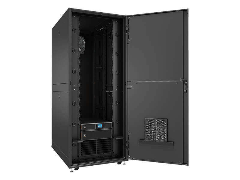 équipement de refroidissement en rack Noir Écran integré équipement de refroidissement en rack Noir Écran integré