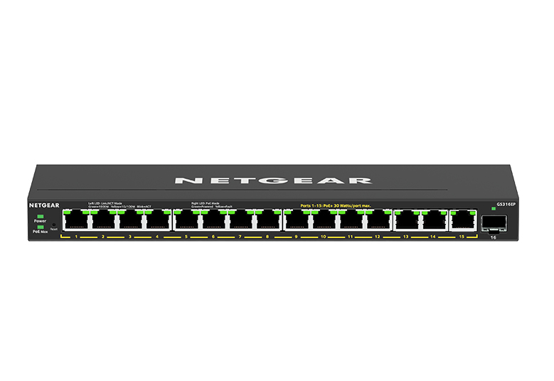 commutateur réseau Géré Connexion Ethernet, supportant l'alimentation via ce port (PoE) Noir commutateur réseau Géré Connexion Ethernet, supportant l'alimentation via ce port (PoE) Noir