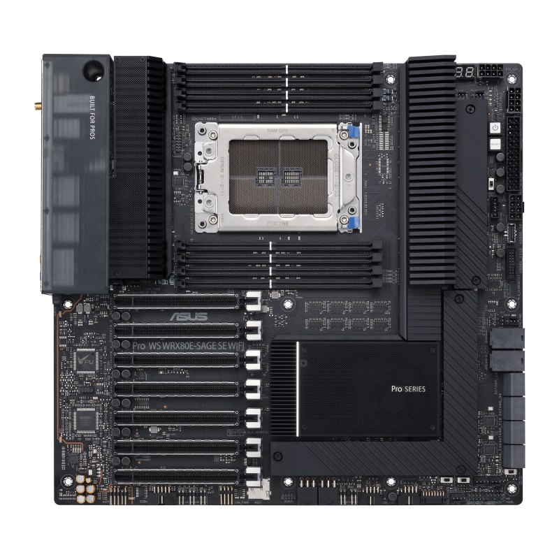 WRX80E-SAGE SE WIFI serveur/ station d'accueil carte mère AMD WRX80 Socket SP3 ATX étendu WRX80E-SAGE SE WIFI serveur/ station d'accueil carte mère AMD WRX80 Socket SP3 ATX étendu