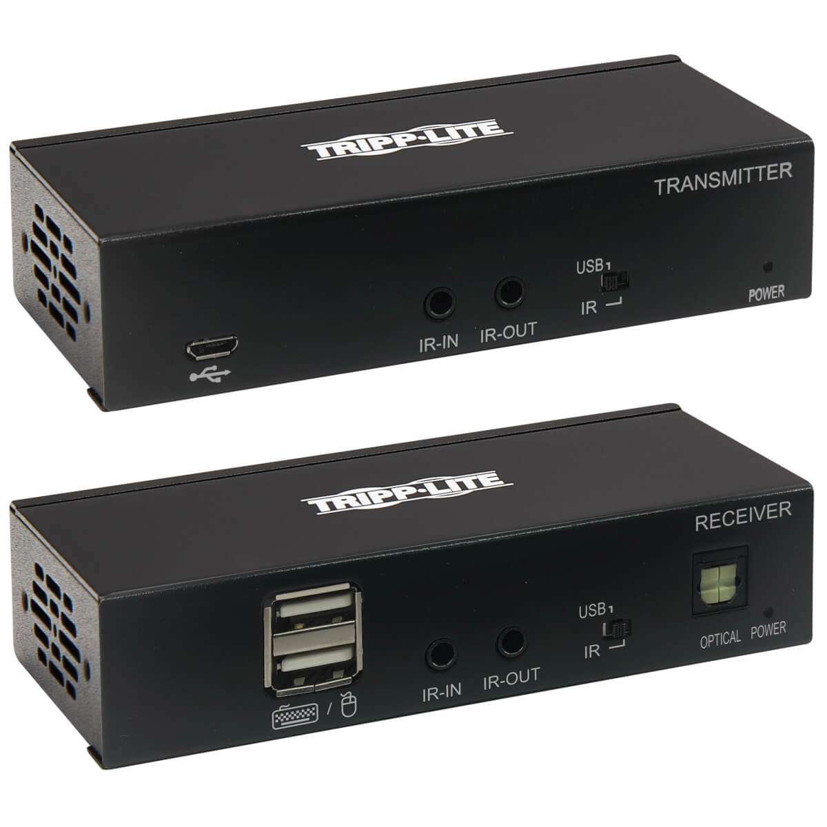 Tripp Lite B127A-1A1-BDBH extension audio/video Émetteur et récepteur AV Noir Tripp Lite B127A-1A1-BDBH extension audio/video Émetteur et récepteur AV Noir