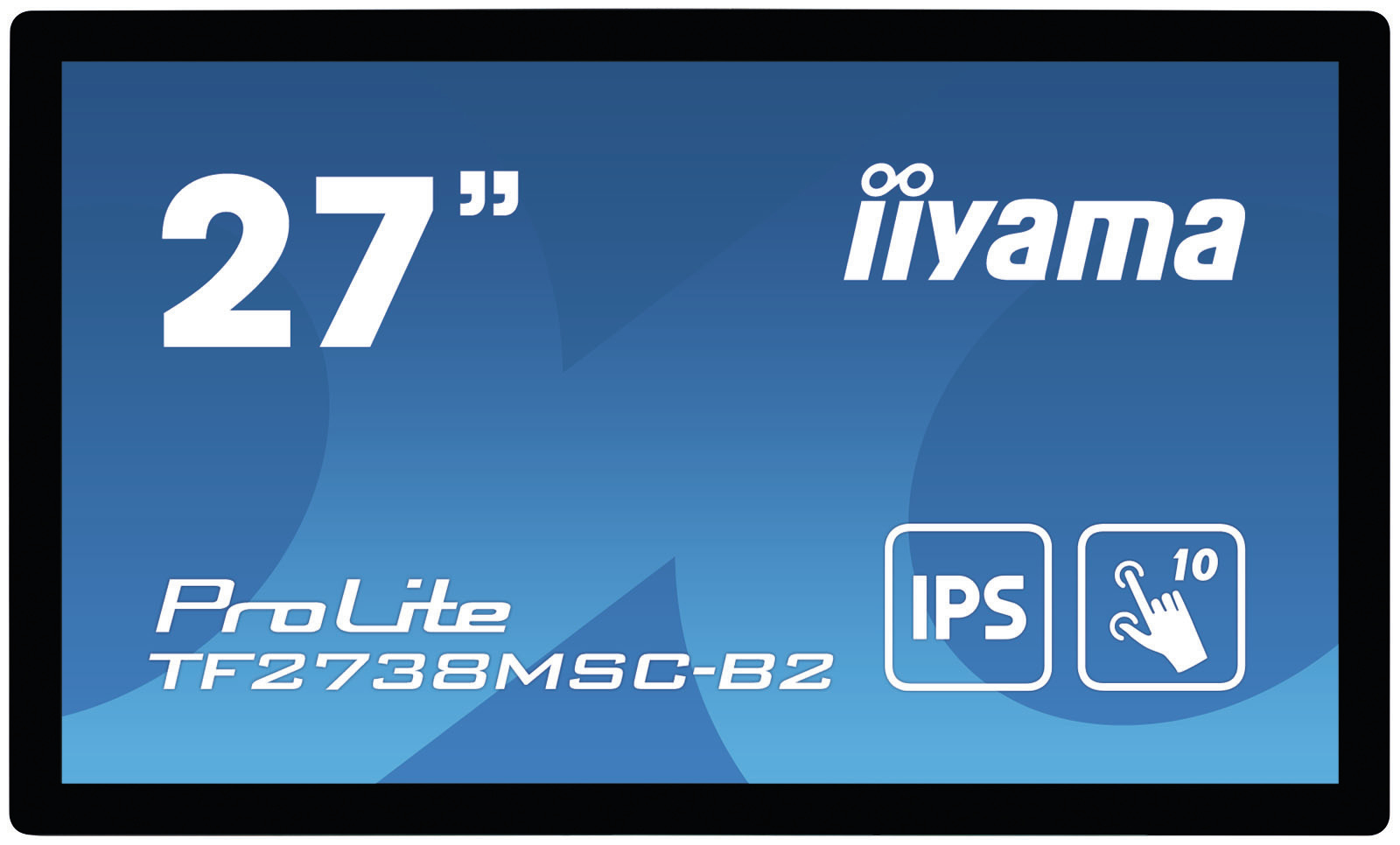 iiyama ProLite TF2738MSC-B2 moniteur à écran tactile 68,6 cm (27") 1920 x 1080 pixels Plusieurs pressions Multi-utilisateur Noir