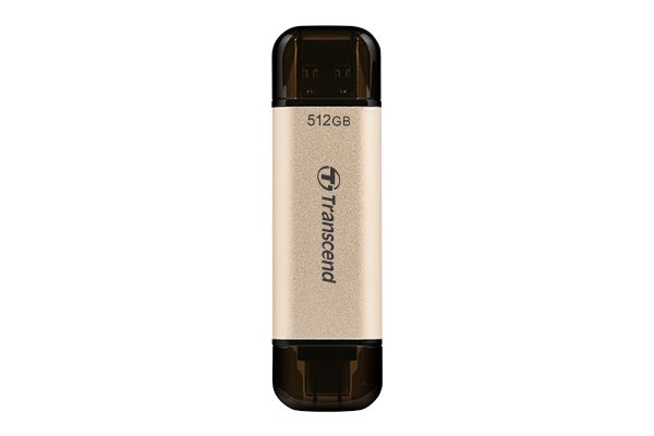 JetFlash 930C lecteur USB flash 512 Go USB Type-A / USB Type-C 3.2 Gen 1 (3.1 Gen 1) Or