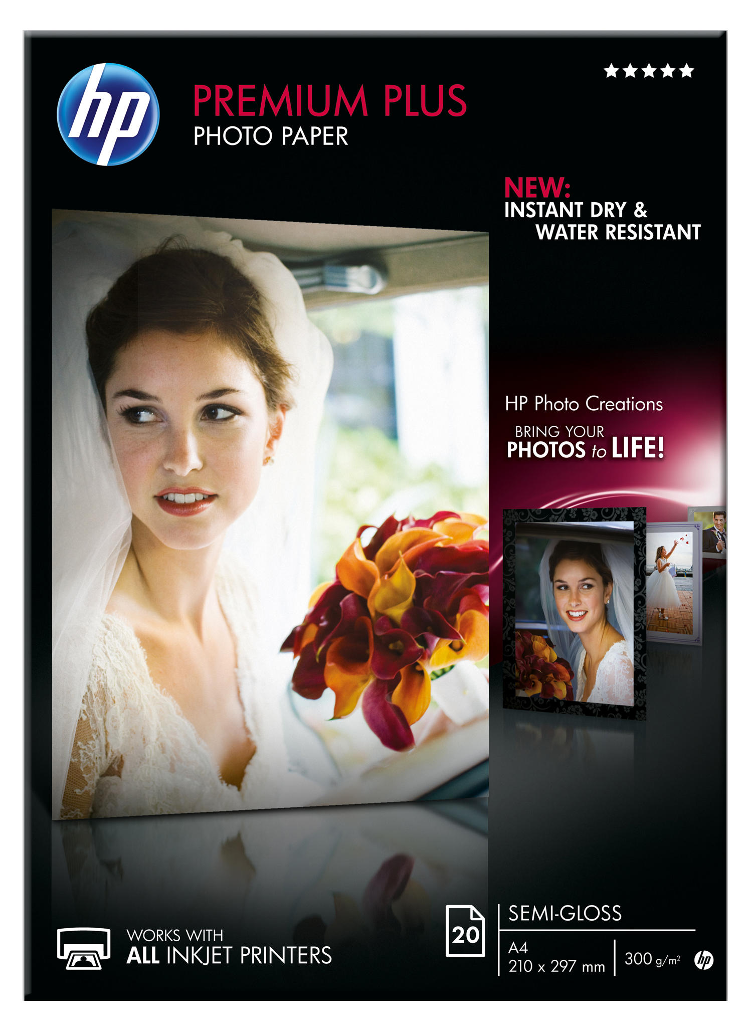 HP CR673A papier photos A3 Semi brillant HP CR673A papier photos A3 Semi brillant