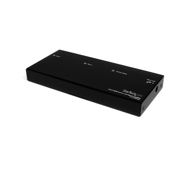 StarTech.com Répartiteur vidéo et amplificateur de signal HDMI haute vitesse à 2 ports StarTech.com Répartiteur vidéo et amplificateur de signal HDMI haute vitesse à 2 ports